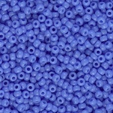 Miyuki rocailles Perlen 11/0 - Opaque periwinkle 11-417L